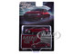 Mercedes Benz EQS 580 4MATIC Red Metallic with Sun Roof Limited Edition 1/64 Diecast Model Car Mini GT MGT00970