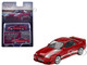 Nissan Skyline GT R R32 RHD Right Hand Drive Veilside Combat C I Gem Red Metallic Limited Edition 1/64 Diecast Model Car Mini GT MGT00987