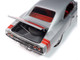 1968 Dodge Charger R T Muscle Car & Corvette Nationals MCACN Silver Metallic with Red Interior American Muscle Series 1/18 Diecast Model Car Auto World AMM1344