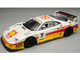 1996 Ferrari F40 LM #7 Monte Shell White with Red and Yellow Stripes with Display Case Mythos Series Limited Edition to 80 pieces Worldwide 1/18 Model Car Tecnomodel TM18-410G