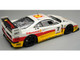 1996 Ferrari F40 LM #7 Monte Shell White with Red and Yellow Stripes with Display Case Mythos Series Limited Edition to 80 pieces Worldwide 1/18 Model Car Tecnomodel TM18-410G