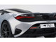 McLaren 750S Ice Silver Metallic with Black Top 1/18 Model Car Top Speed TS0546