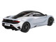 McLaren 750S Ice Silver Metallic with Black Top 1/18 Model Car Top Speed TS0546