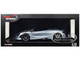 McLaren 750S Ice Silver Metallic with Black Top 1/18 Model Car Top Speed TS0546