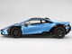 Lamborghini Huracan Sterrato Blu Aegir Blue Metallic with Matt Black Top 1/18 Model Car Top Speed TS0609