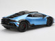 Lamborghini Huracan Sterrato Blu Aegir Blue Metallic with Matt Black Top 1/18 Model Car Top Speed TS0609