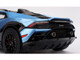 Lamborghini Huracan Sterrato Blu Aegir Blue Metallic with Matt Black Top 1/18 Model Car Top Speed TS0609