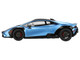 Lamborghini Huracan Sterrato Blu Aegir Blue Metallic with Matt Black Top 1/18 Model Car Top Speed TS0609