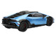 Lamborghini Huracan Sterrato Blu Aegir Blue Metallic with Matt Black Top 1/18 Model Car Top Speed TS0609