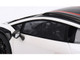 Lamborghini Huracan Sterrato Bianco Asopo White with Matt Black Top and Red Stripes 1/18 Model Car Top Speed TS0610