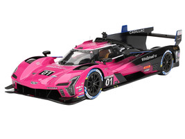 Cadillac V Series.R #01 Sebastien Bourdais Scott Dixon Renger van der Zande Cadillac Racing Winner IMSA Petit Le Mans 2024 1/18 Model Car Top Speed TS0611