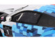 BMW M4 GT3 EVO Presentation #1 White with Carbon Blue and Red Graphics 1/18 Model Car Top Speed TS0614