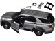 2022 Ford Police Interceptor Utility Unmarked Gray Metallic Builder s Kit Law Enforcement and Public Service Series 1/24 Diecast Model Car Motormax 76988GRY-BB