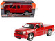 2006 Chevrolet Silverado SS Pickup Truck Red Timeless Legends Series 1/25 Diecast Model Car Motormax 79394R