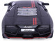 Lamborghini Reventon Matt Black with Red Stripes Satin Paint Series 1/24 Diecast Model Car Motormax 79509