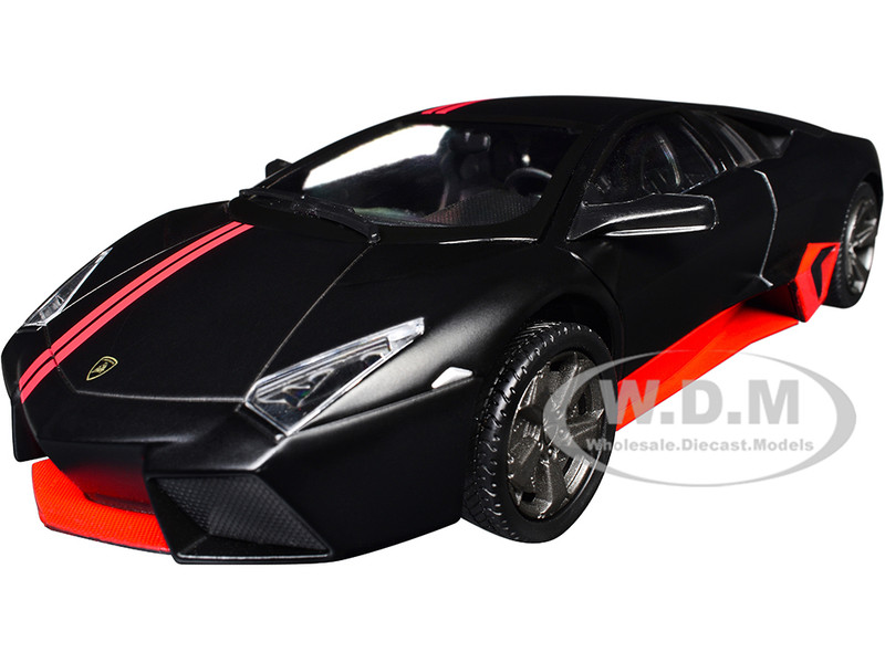 Lamborghini Reventon Matt Black with Red Stripes 