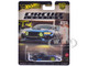 2024 Ford Mustang RTR Spec 5 FD Dark Blue with Graphics Circuit Legends Series Diecast Model Car Hot Wheels JBK48