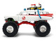 1959 Cadillac Ambulance Ecto 1 Ghostbusters 1984 Movie Monster Truck Version Hollywood Rides Series 1/24 Diecast Model Car Jada 35943