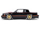 1987 Buick Grand National Black with Matt Red Hood and Stripes Bigtime Muscle Series 1/24 Diecast Model Car Jada 36586