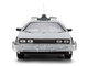 DeLorean Brushed Metal Time Machine with Lights Back to the Future 1985 Movie 40th Anniversary Special Packaging Hollywood Rides Series 1/24 Diecast Model Car Jada 36849