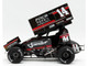 Winged Sprint Car #14 Spencer Bayston Four CCCC s Construction Sander Jason Meyers Racing 2025 1/18 Diecast Model Car ACME A1825007