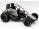 Winged Sprint Car #17 Cory Eliason Devil Race Karts Monte Motorsports 2025 1/18 Diecast Model Car ACME A1825010