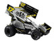 Winged Sprint Car #17 Cory Eliason Devil Race Karts Monte Motorsports 2025 1/18 Diecast Model Car ACME A1825010