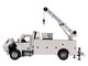 Peterbilt 536 Auto Crane Titan85 Body HC14 Crane Work Truck with Miller EnPak White Transport Series 1/50 Diecast Model Diecast Masters 71214