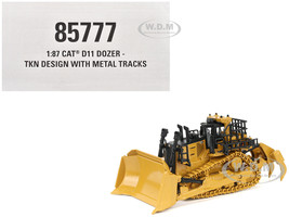 CAT Caterpillar D11 Track Type Dozer TKN Design Yellow High Line Series 1/87 (HO) Diecast Model Diecast Masters 85777
