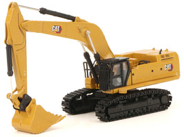 CAT Caterpillar 395 Next Generation Hydraulic Excavator Mass Excavator Version Yellow with Additional Tools High Line Series 1/87 HO Diecast Model Diecast Masters 85778