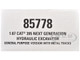 CAT Caterpillar 395 Next Generation Hydraulic Excavator Mass Excavator Version Yellow with Additional Tools High Line Series 1/87 HO Diecast Model Diecast Masters 85778