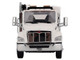 Peterbilt 536 Auto Crane Titan 85 Body HC14 Crane Work Truck with Miller EnPak White Transport Series 1/50 Diecast Model Diecast Masters 71223