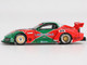 Mazda RX 7 LB Super Silhouette RHD Right Hand Drive #55 787B Tribute Red and Green Limited Edition 1/64 Diecast Model Car Mini GT MGT00990