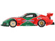 Mazda RX 7 LB Super Silhouette RHD Right Hand Drive #55 787B Tribute Red and Green Limited Edition 1/64 Diecast Model Car Mini GT MGT00990