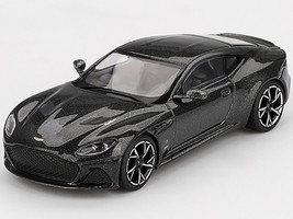Aston Martin DBS RHD Right Hand Drive 007 Edition Black Metallic Limited Edition 1/64 Diecast Model Car Mini GT MGT01008