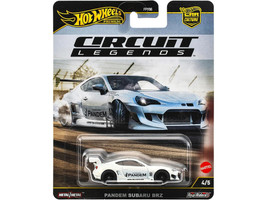 Subaru BRZ Pandem RHD Right Hand Drive White Metallic Circuit Legends Series Diecast Model Car Hot Wheels JBK64