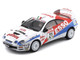 Toyota Celica GT Four #21 Gilberto Pianezzola Loris Roggia Rallye Sanremo Rallye d Italia 1996 with Extra Wheels 1/64 Diecast Model Car BM Creations 64B0421
