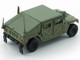 HUMVEE 4 CT Military Vehicle Olive Green with Alternative Tops 1/64 Diecast Model Car BM Creations 64B0458