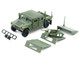 HUMVEE 4 CT Military Vehicle Olive Green with Alternative Tops 1/64 Diecast Model Car BM Creations 64B0458