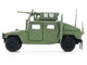HUMVEE 4 CT Military Vehicle Olive Green with Alternative Tops 1/64 Diecast Model Car BM Creations 64B0458