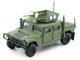 HUMVEE 4 CT Military Vehicle Olive Green with Alternative Tops 1/64 Diecast Model Car BM Creations 64B0458