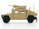 HUMVEE 4 CT Military Vehicle Desert Tan with Alternative Tops 1/64 Diecast Model Car BM Creations 64B0459