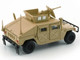 HUMVEE 4 CT Military Vehicle Desert Tan with Alternative Tops 1/64 Diecast Model Car BM Creations 64B0459