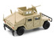 HUMVEE 4 CT Military Vehicle Desert Tan with Alternative Tops 1/64 Diecast Model Car BM Creations 64B0459