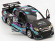 Isuzu D Max Lowrider Pickup Truck RHD Right Hand Drive HKS Black with Graphics Thailand Diecast Expo 2025 1/64 Diecast Model Car BM Creations 64B0463