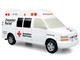 Ambulance American Red Cross Disaster Relief Unit White with Graphics 1/64 Diecast Model Iconic Replicas 64-0222
