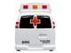 Ambulance American Red Cross Disaster Relief Unit White with Graphics 1/64 Diecast Model Iconic Replicas 64-0222 Ambulance American Red Cross Disaster Relief Unit White with Graphics 1/64 Diecast Model Iconic Replicas 64-0222
