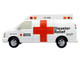 Ambulance American Red Cross Disaster Relief Unit White with Graphics 1/64 Diecast Model Iconic Replicas 64-0222 Ambulance American Red Cross Disaster Relief Unit White with Graphics 1/64 Diecast Model Iconic Replicas 64-0222