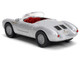 1955 Porsche 550 Spyder Silver Metallic with Red Interior Collection Series 1/64 Diecast Model Car Majorette MJ8505001007