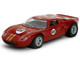 1965 Ford GT40 MK1 #25 Red Metallic with Gold Stripes Collection Series 1/64 Diecast Model Car Majorette MJ8505001008